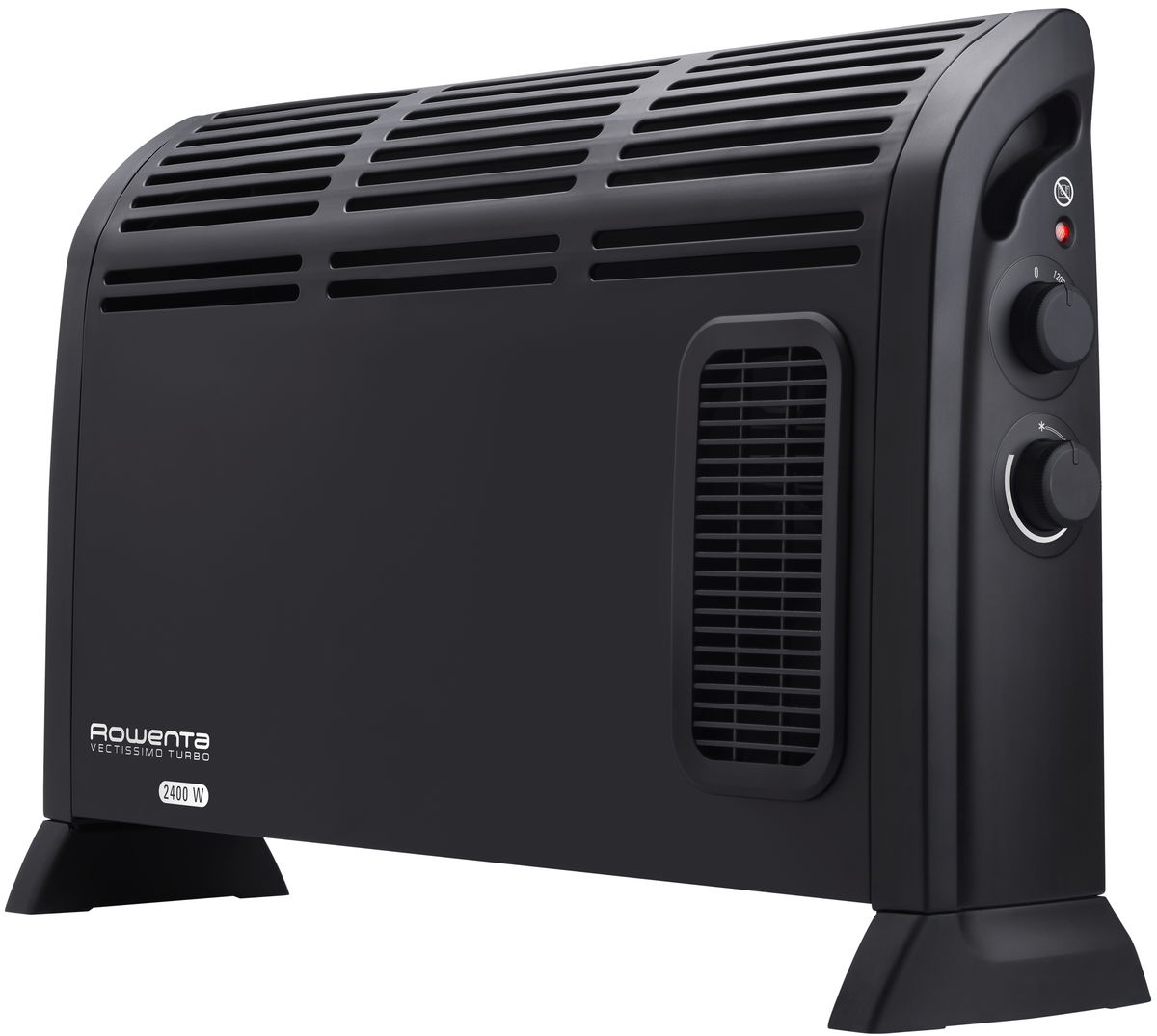 Vectissimo, Radiateur convecteur, Large diffusion, Puissant 1200/2400W, Fonction Turbo