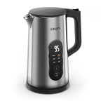 KRUPS Sélection, Bouilloire, 1,7L,  Réglage 6&nbsp;températures, Affichage en temps réel, Métal, KRUPS BW871DF0