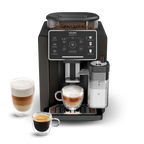 KRUPS Sensation Lait, Krups, Machine à café à grains, 6 recettes, Carafe à lait, KRUPS EA912910