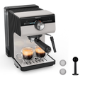 KRUPS Authentic, Machine espresso manuelle, Gris clair, KRUPS XP381B10