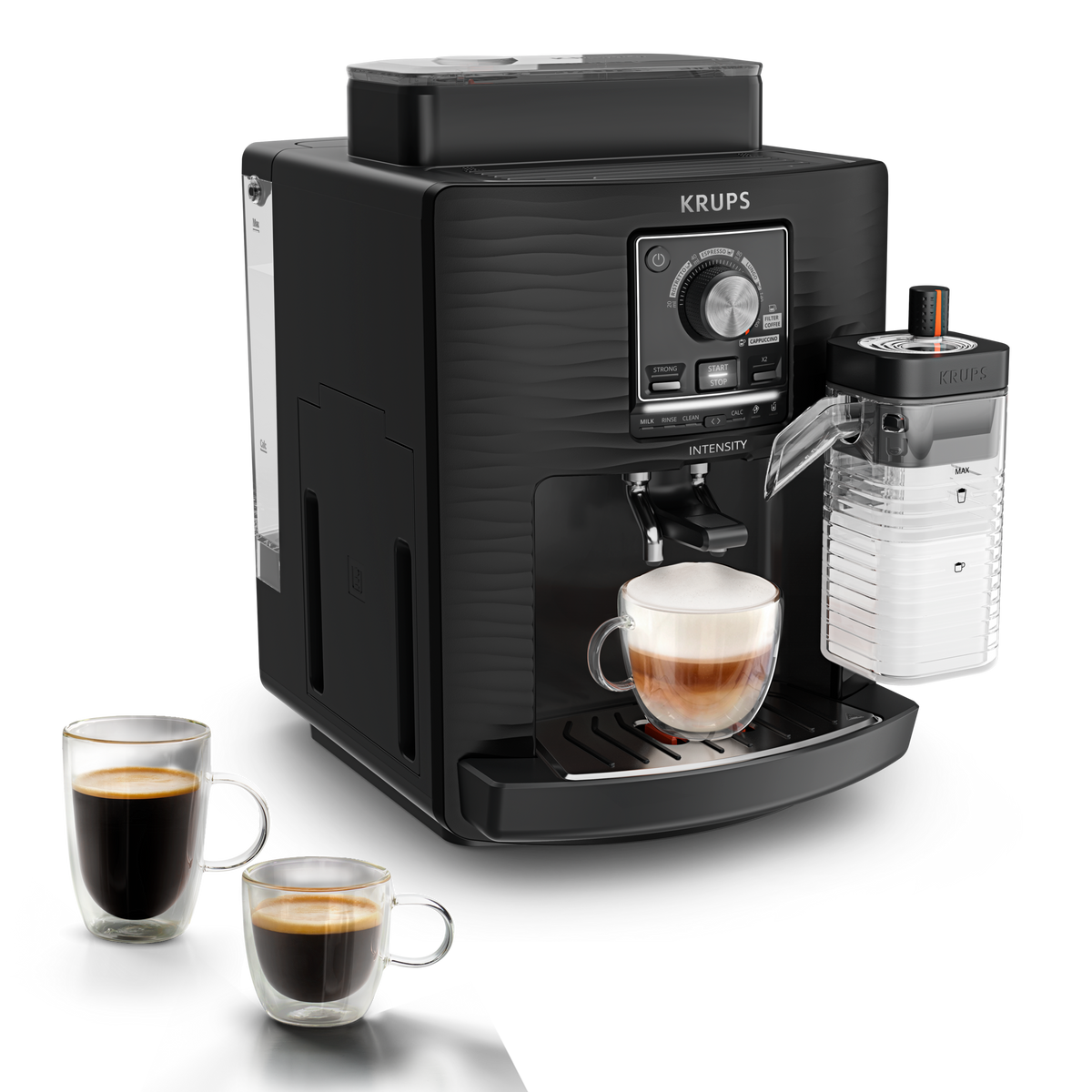 KRUPS Intensity Lait, Machine espresso entièrement automatique, 5&nbsp;boissons, KRUPS EA5028E0