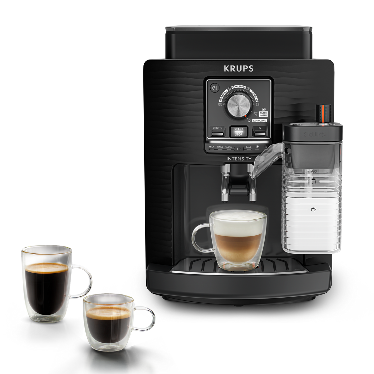 KRUPS Intensity Lait, Machine espresso entièrement automatique, 5&nbsp;boissons, KRUPS EA5028E0