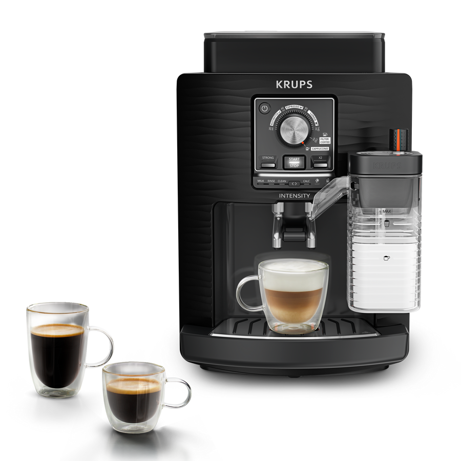 KRUPS Intensity Lait, Machine espresso entièrement automatique, 5&nbsp;boissons, KRUPS EA5028E0