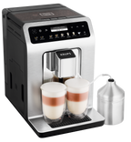 KRUPS Evidence, Krups, Machine à café à grains, 14 recettes café et latte, Carafe à lait, KRUPS EA894T10