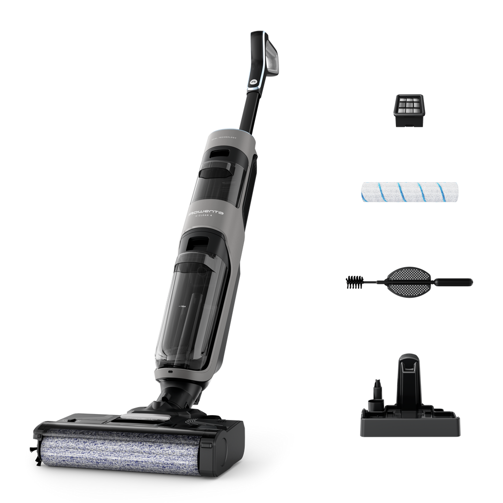 X-Clean&nbsp;4, Aspirateur laveur sans fil, Aspiration et lavage simultanés pour gagner du temps