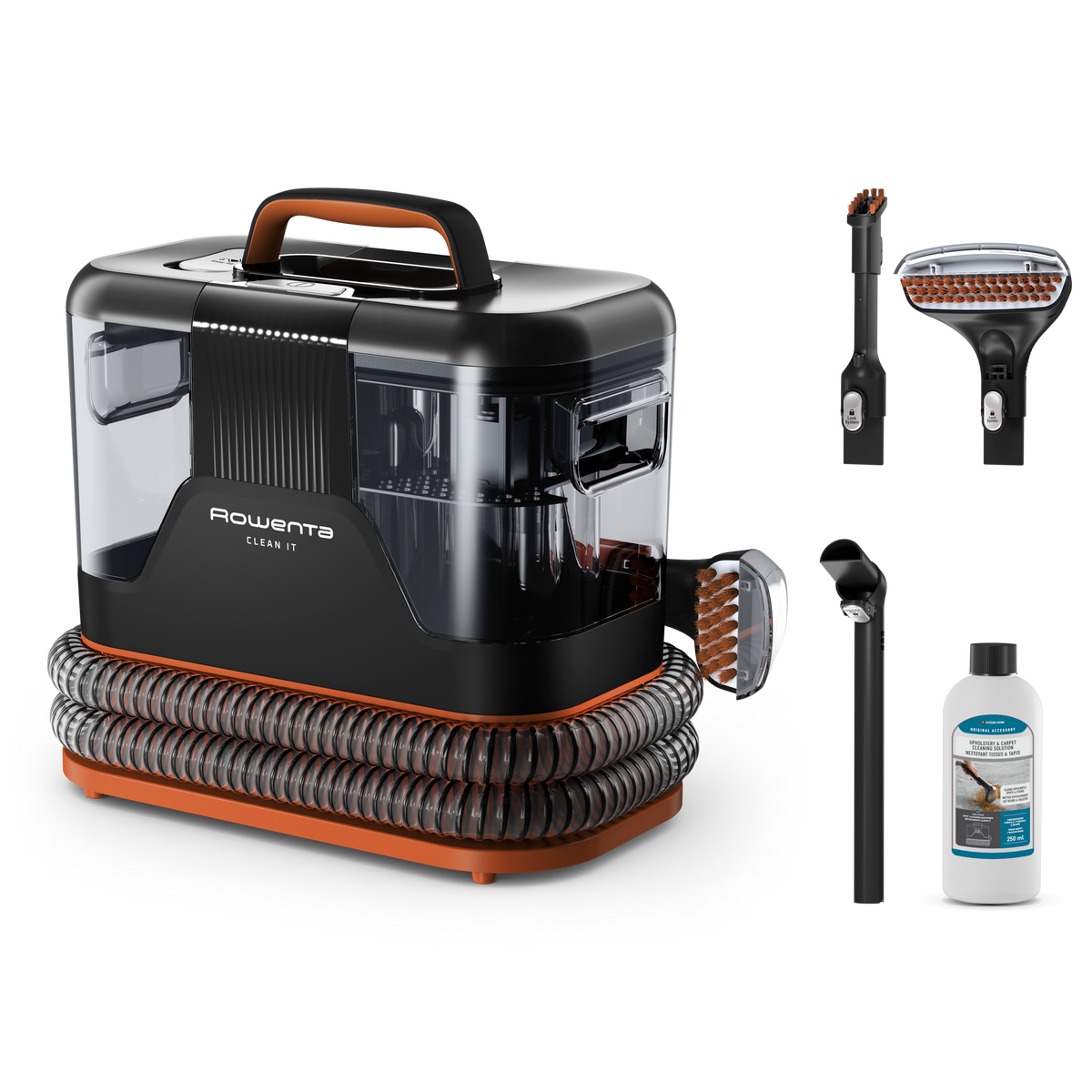 Clean It, Shampouineuse Détacheur, 400W, Polyvalent, Tous textiles