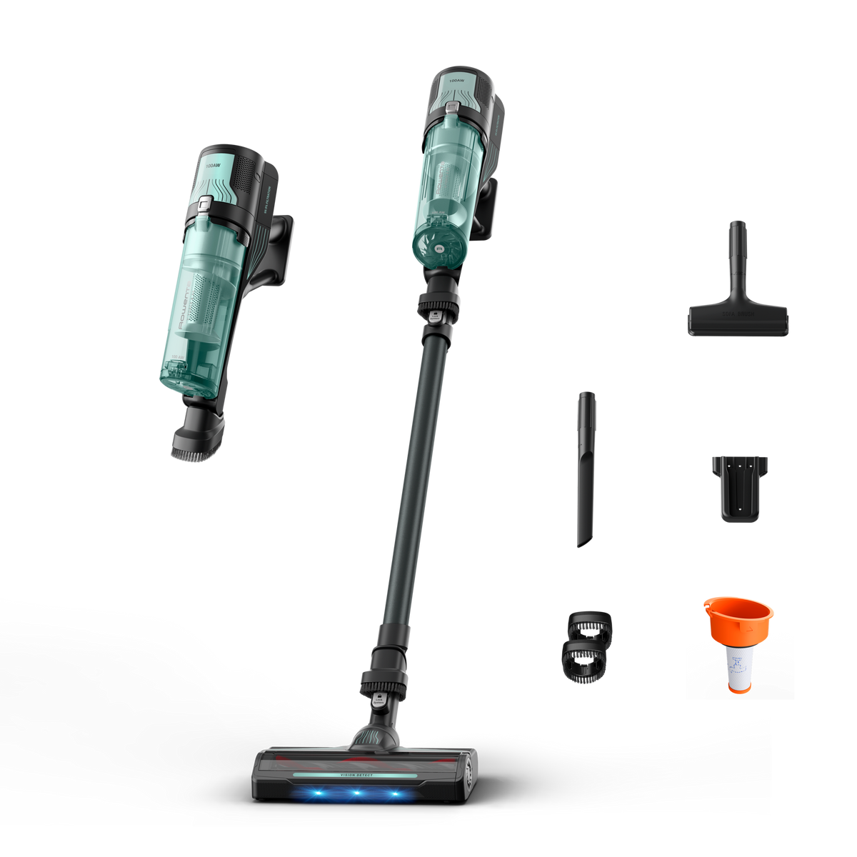 X-Force&nbsp;8.80, Aspirateur balai sans fil, Nettoyage puissant, 100&nbsp;AW, 45&nbsp;min
