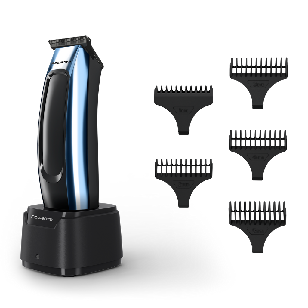 Barber Experience, Tondeuse de finition pour homme, Lame en T, Revêtement DLC