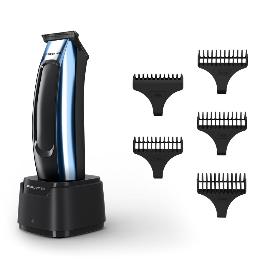 Barber Experience, Tondeuse de finition pour homme, Lame en T, Revêtement DLC
