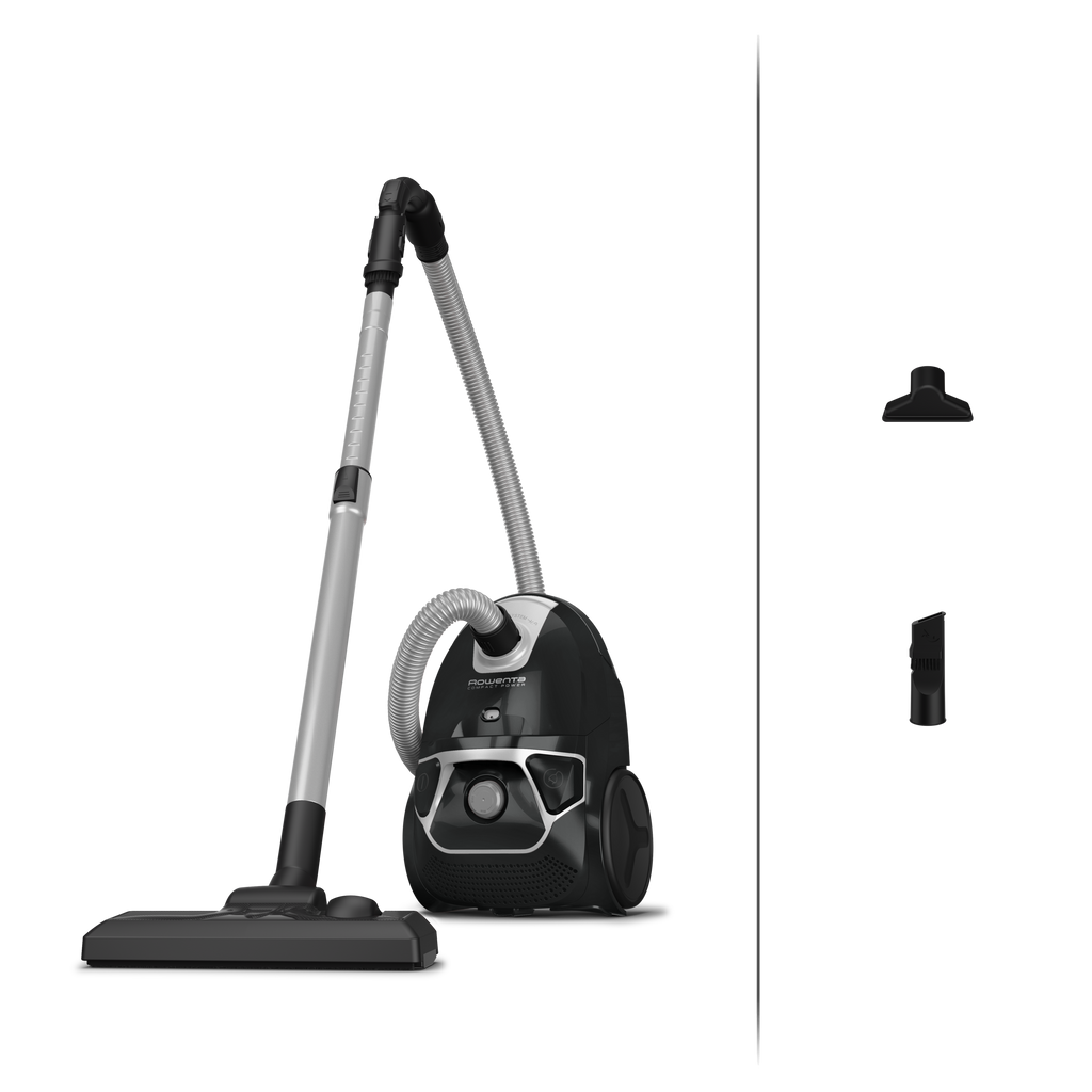 Compact Power, Aspirateur avec sac, 900W max, compact, haute filtration, 3L
