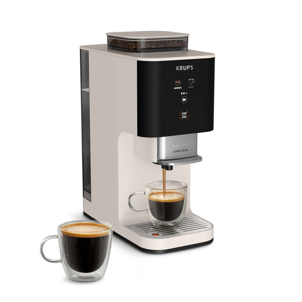 KRUPS Coffee Crush, Machine à café à grains, ultra compacte, KRUPS SA4001E0