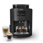 KRUPS Essential, Machine à café à grains, Ecran LCD, Buse vapeur pour cappuccino, KRUPS EA815070