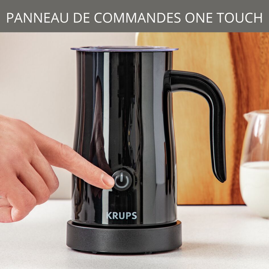 KRUPS MOUSSEUR A LAIT AUTOMATIQUE NOIR, KRUPS XL100810