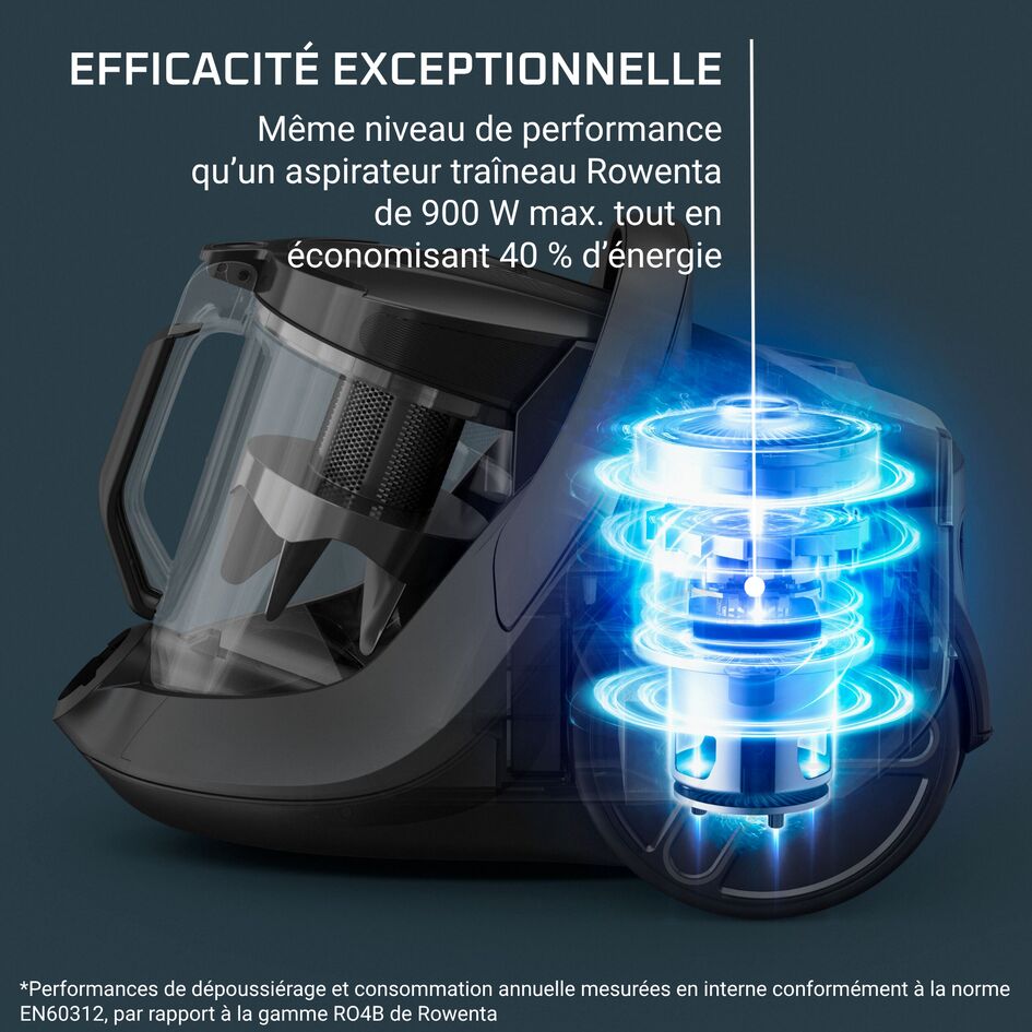 G-Force Cyclonic Silence, Aspirateur Sans Sac, Silencieux