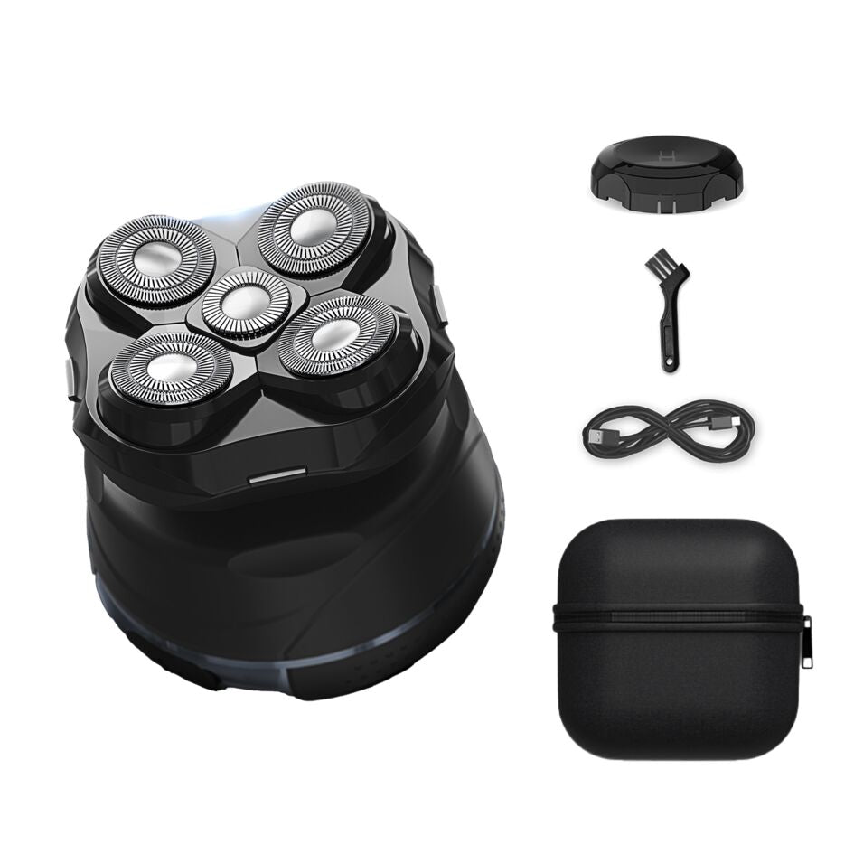 GentleBald, Rasoir tête, 5&nbsp;têtes de rasage, Lames revêtement Titanium